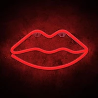 Illumina: Lips Shape Neon LED Light