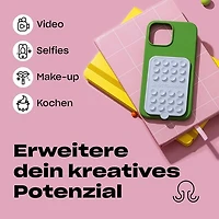 StikGrip 2: Colorful Double Sided Suction Cup Smart Phone Mounts (6pk)