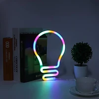 Illumina: Bulb Shape Neon LED Light