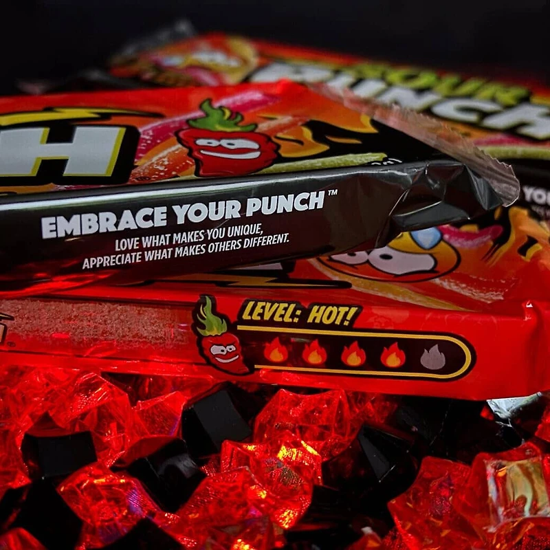 Sour Punch Scorchin Straws Tray 4.5oz