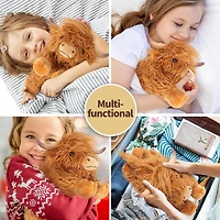 Novelty Plush – Highland Cow Weighted Plush - 11"