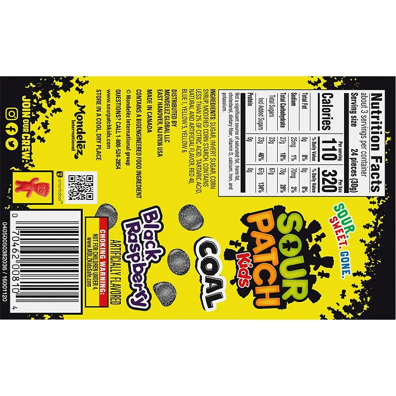 Sour Patch Kids Coal – 3.1oz