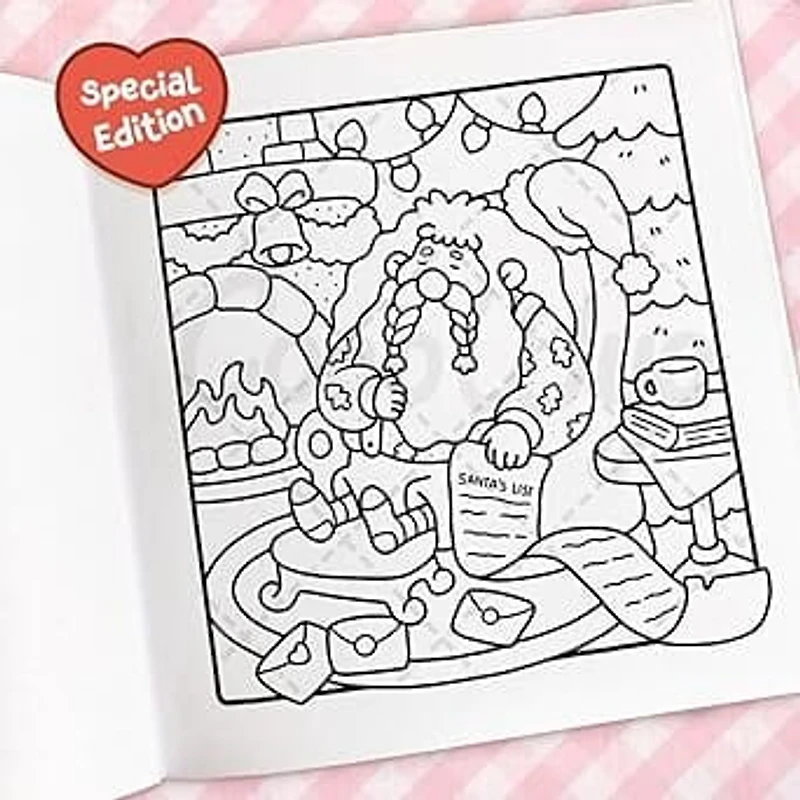 "Cozy Friends" Coloring Book: Cozy Christmas Coloring by Coco Wyo