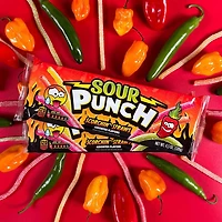 Sour Punch Scorchin Straws Tray 4.5oz