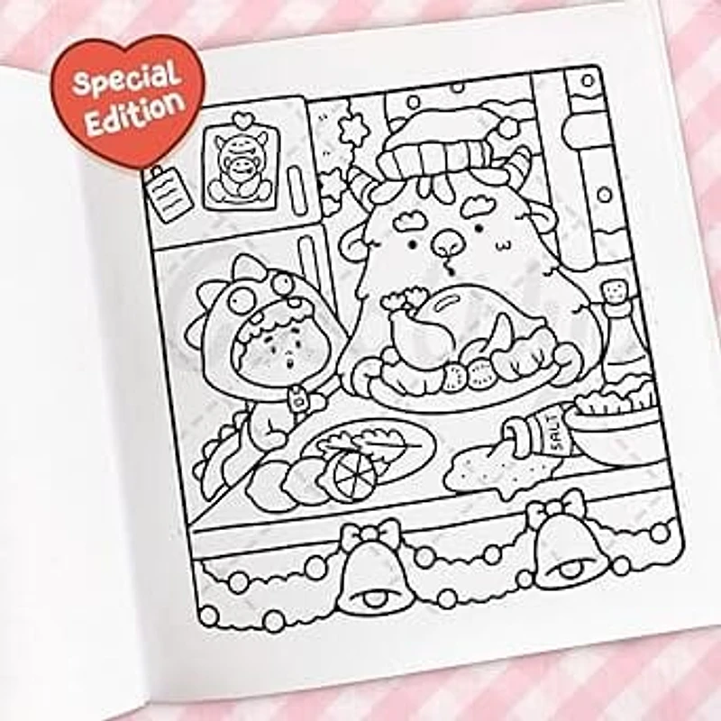"Cozy Friends" Coloring Book: Cozy Christmas Coloring by Coco Wyo