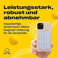 StikGrip 2: Colorful Double Sided Suction Cup Smart Phone Mounts (6pk)