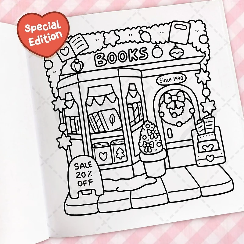 "Cozy Friends" Coloring Book: Cozy Christmas Coloring by Coco Wyo