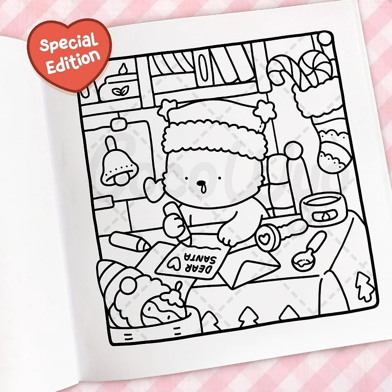 "Cozy Friends" Coloring Book: Cozy Christmas Coloring by Coco Wyo