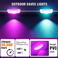 Pulsationz Under Eave String Lights (49.2ft)