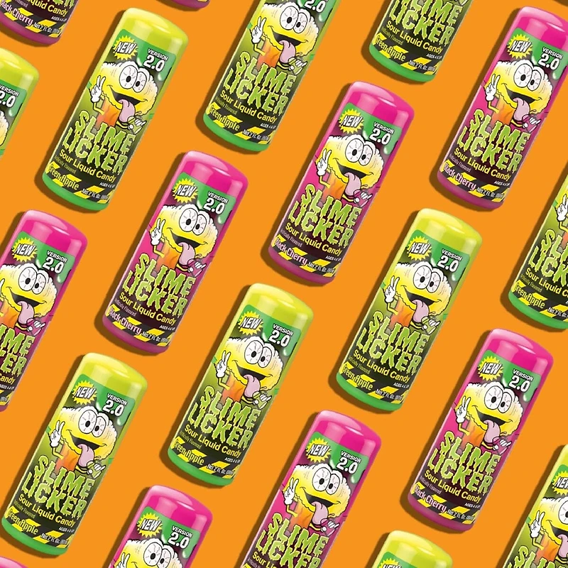 Toxic Waste: Slime Licker 2.0 Version - Green Apple & Black Cherry Roller (Ships Assorted)