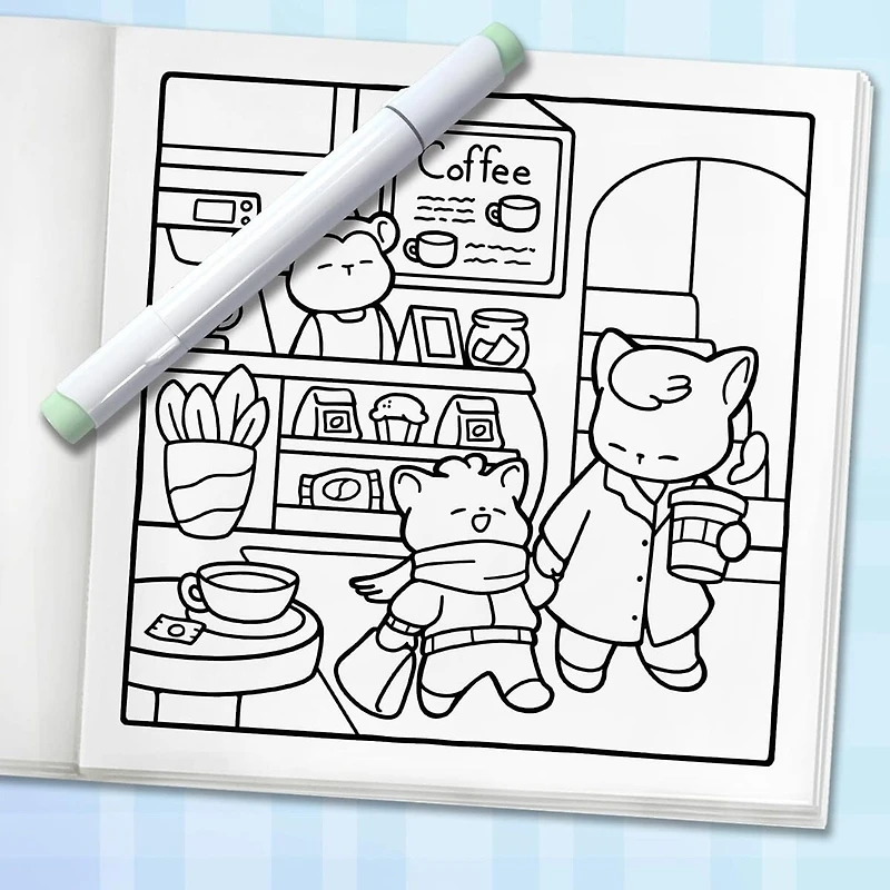 Comfy & Cozy: Coloring Book for Adults and Teens by Jade Summer