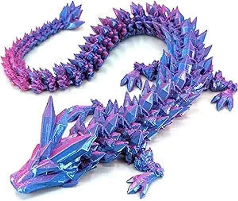 3D Printed Dragon With Egg Fidget Toy - Multiple Colours