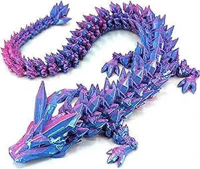 3D Printed Dragon With Egg Fidget Toy - Multiple Colours