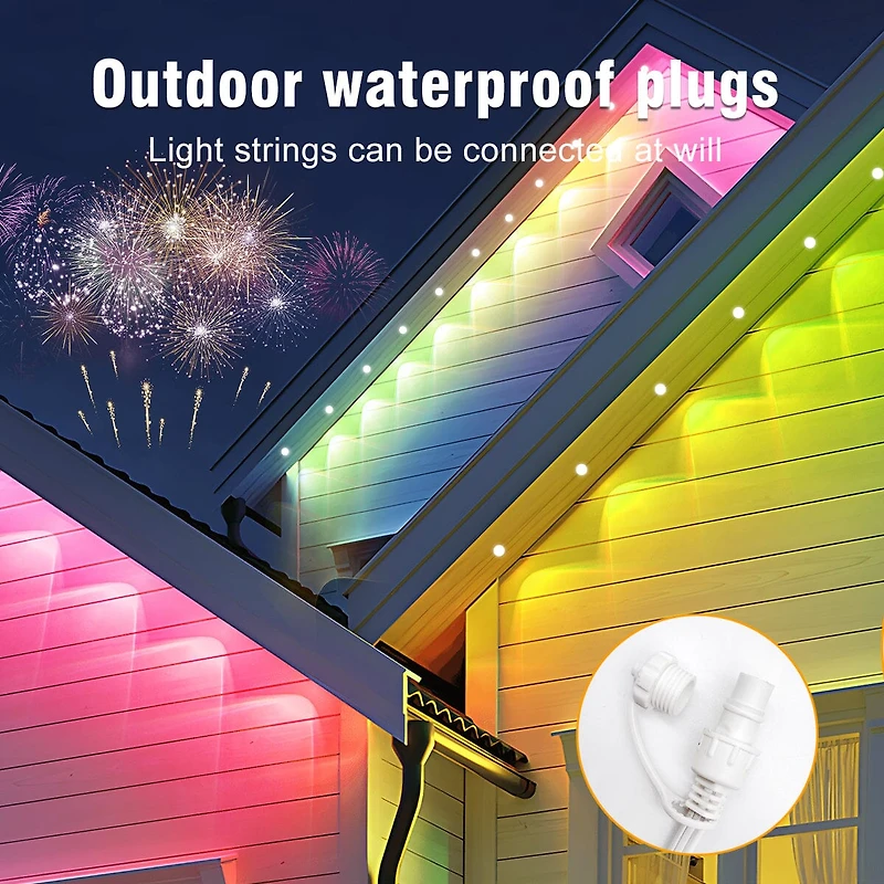 Pulsationz Under Eave String Lights (49.2ft)