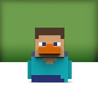 TUBBZ: Minecraft - Steve Rubber Duck Figure (Mini Edition)