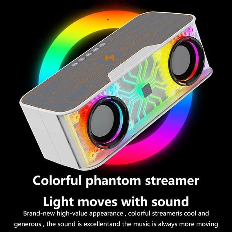 SoundLogic XT: Bluetooth Speaker with LED Lights and Wireless Charger