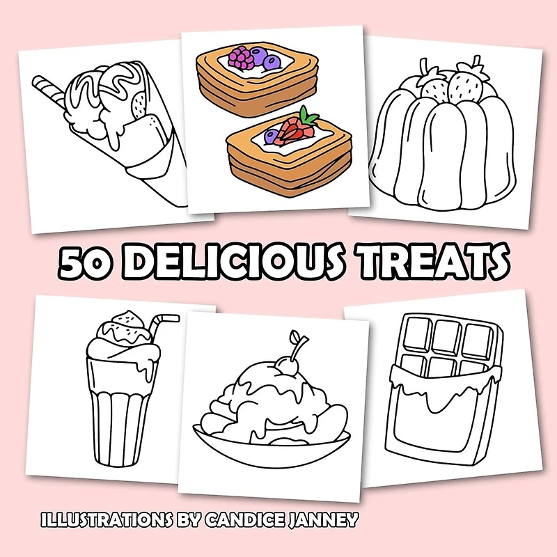 Cute & Sweet: Coloring Book for Adults by Jade Summer