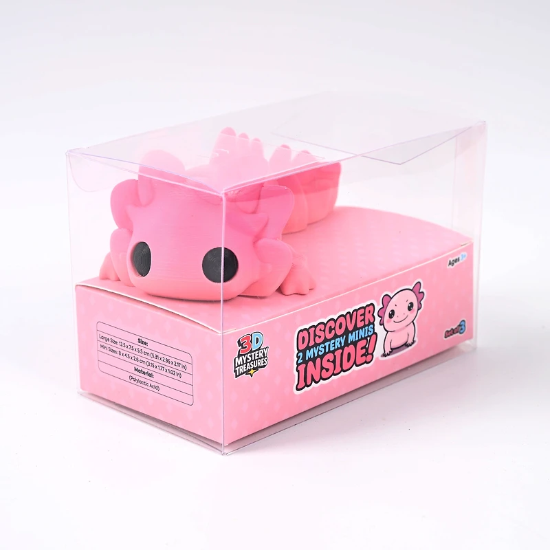 3D Mystery Treasures: Axolotl Fidget
