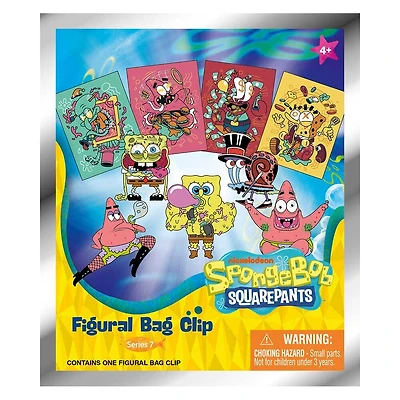 Nickelodeon: SpongeBob SquarePants 3D Series 7 Foam Bag Clip Blind Bag (1pc)