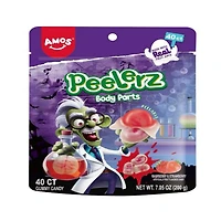 Amos Halloween Peelerz Body Parts Gummies Candy (7.05 oz)