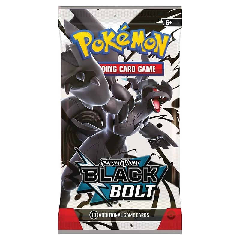 Pokémon TCG: Scarlet & Violet Black Bolt Booster Pack (1 Pack of 10 Cards)