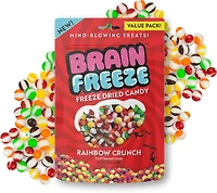 Brain Freeze: Rainbow Crunch Freeze-Dried Candy