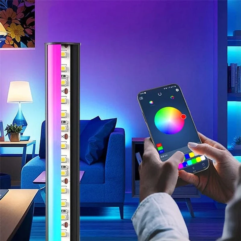 Pulsationz LED Corner Floor Light