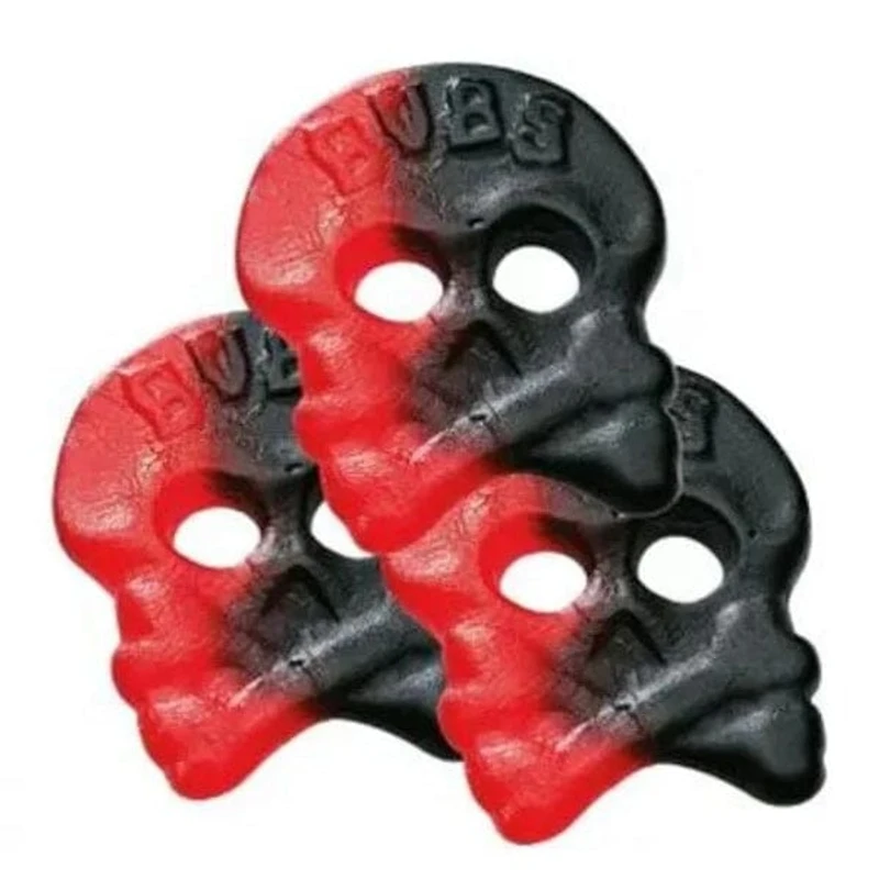 BUBS Godis: Raspberry Liquorice Skull Candy (90g) Made in Sweden