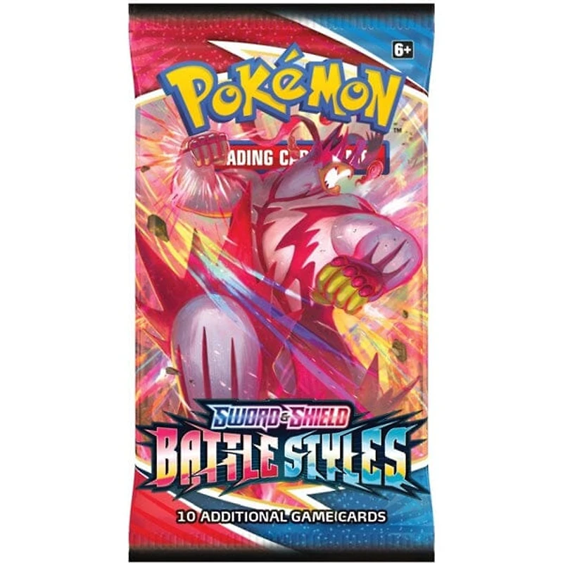 Pokémon TCG: Sword & Shield Battle Styles Booster (1 Assorted Pack of 10 Cards)