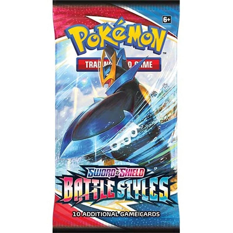 Pokémon TCG: Sword & Shield Battle Styles Booster (1 Assorted Pack of 10 Cards)