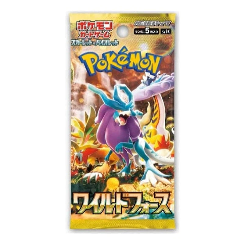 Pokémon TCG Japan: Scarlet & Violet Wild Force Factory Sealed Booster Box (30 Packs)