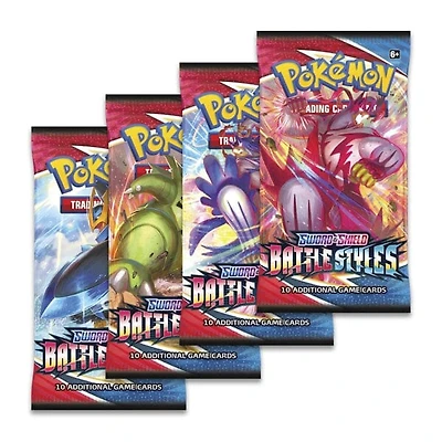 Pokémon TCG: Sword & Shield Battle Styles Booster (1 Assorted Pack of 10 Cards)