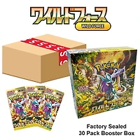 Pokémon TCG Japan: Scarlet & Violet Wild Force Factory Sealed Booster Box (30 Packs)
