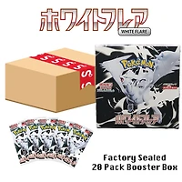 Pokémon TCG Japan: Scarlet & Violet White Flare Factory Sealed Booster Box (20 Packs)