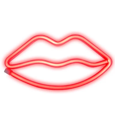 Illumina: Lips Shape Neon LED Light