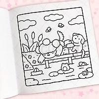 Cozy Cuties: Cute & Comfy Coloring Book for Adults and Kids by Coco Wyo