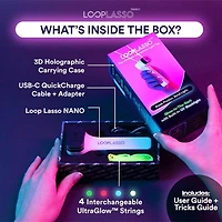 Loop Lasso NANO: The Original Glow-in-The-Dark String Shooter