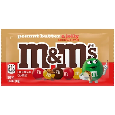 M&M’s Peanut Butter & Jelly Candy Bag, 1.41 oz Pack