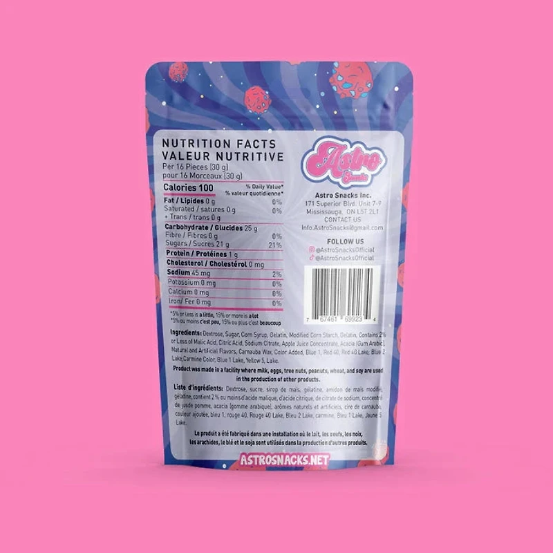 Astro Snacks - Freeze Dried Nerd Clusters (Very Berry)