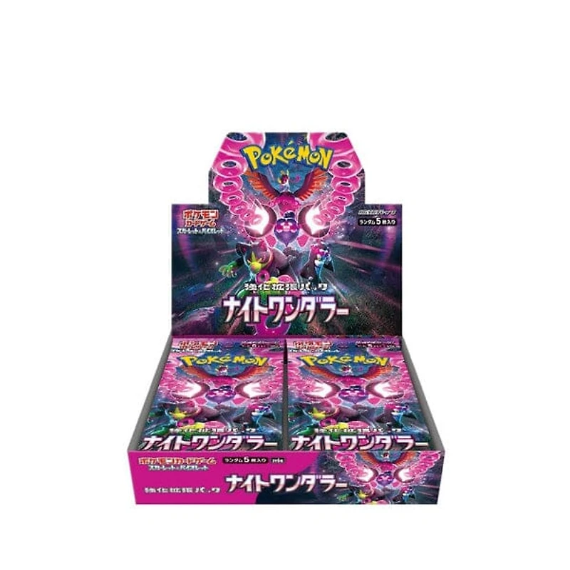 Pokémon TCG Japan: Scarlet & Violet Night Wanderer Factory Sealed Booster Box (30 Packs)