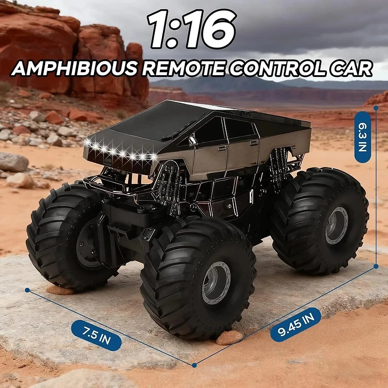 Amphivex: Amphibious Remote Control Car – Land & Water RC Stunt Truck