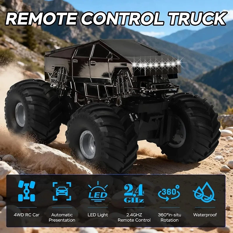 Amphivex: Amphibious Remote Control Car – Land & Water RC Stunt Truck