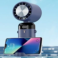 Cool Chill Fan with Ice Plate Blue