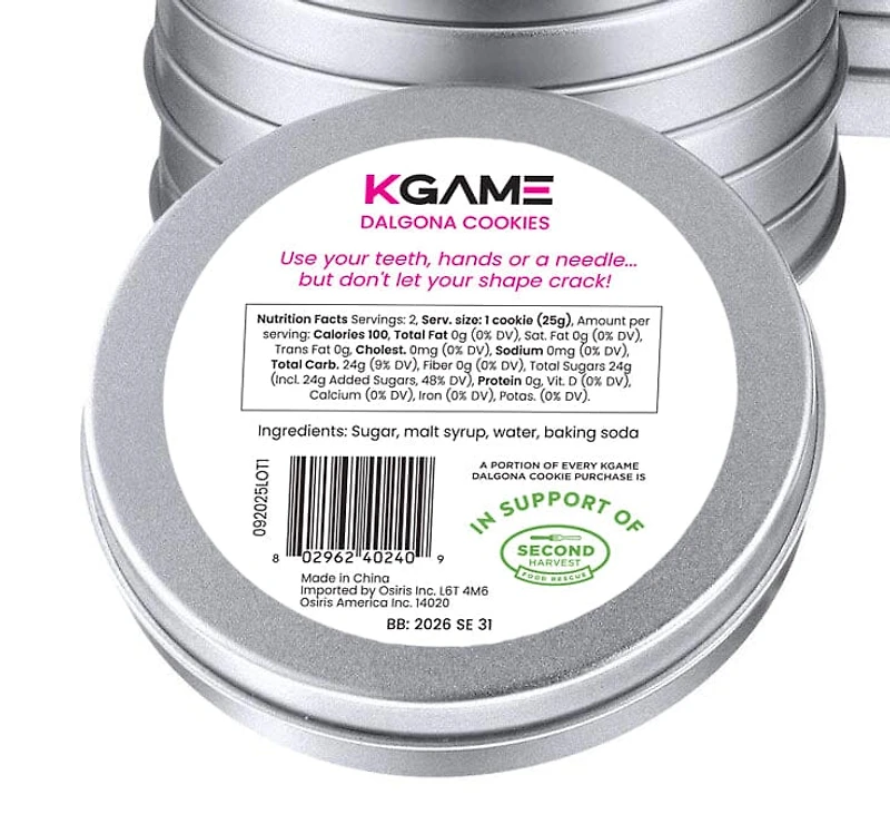 KGAME Dalgona Cookie Tin Season 3 #DalgonaChallenge