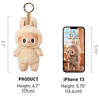 Pop Mart x THE MONSTERS: Exciting Macaron Series Plush Keyring Figurine Blind Box (1pc)