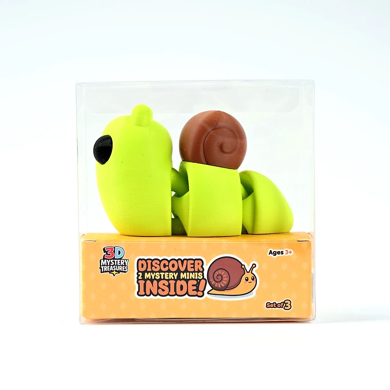 3D Mystery Treasures: Snail Fidget