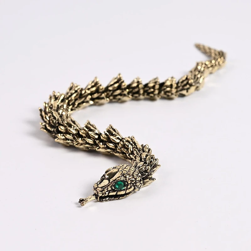 Mystic Metals: Articulated Snake Figure