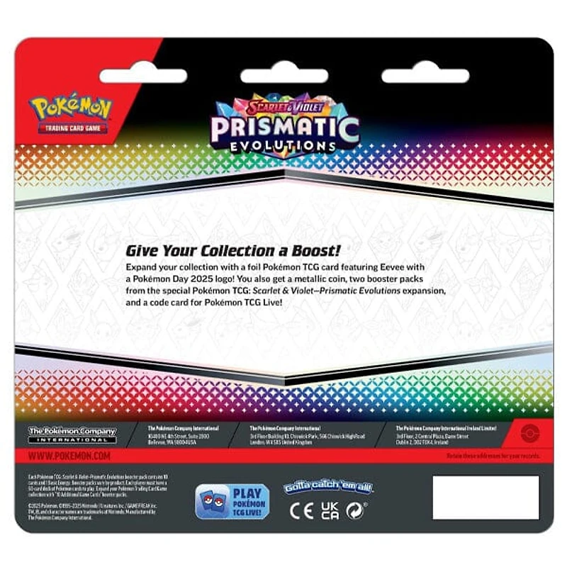 Pokémon TCG: Scarlet & Violet 8.5 Prismatic Evolutions Two-Pack Blister w/ Coin