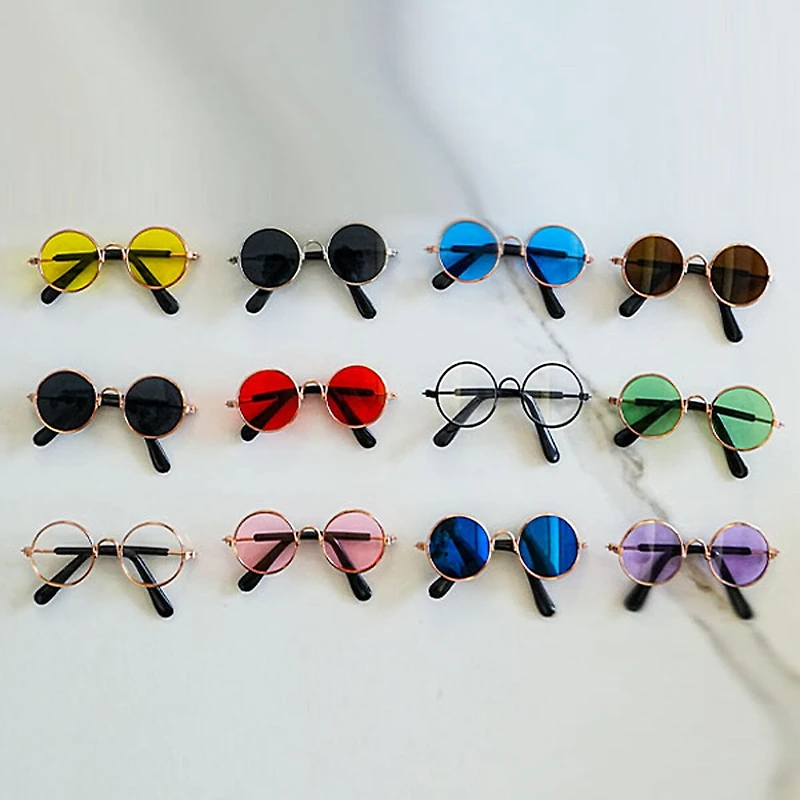 Mini Retro Sunglasses Accessory for Plush Dolls (Assorted Colors) Petite Threads