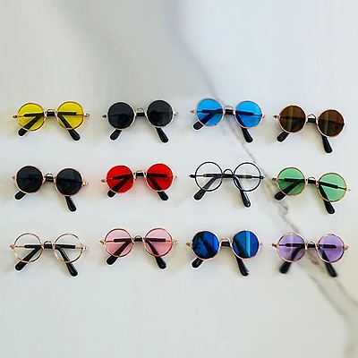 Mini Retro Sunglasses Accessory for Plush Dolls (Assorted Colors) Petite Threads